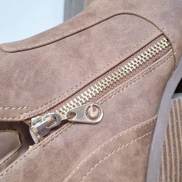 GBG Los Angeles Vissa Western Booties Size 6 - Picture 8 of 12